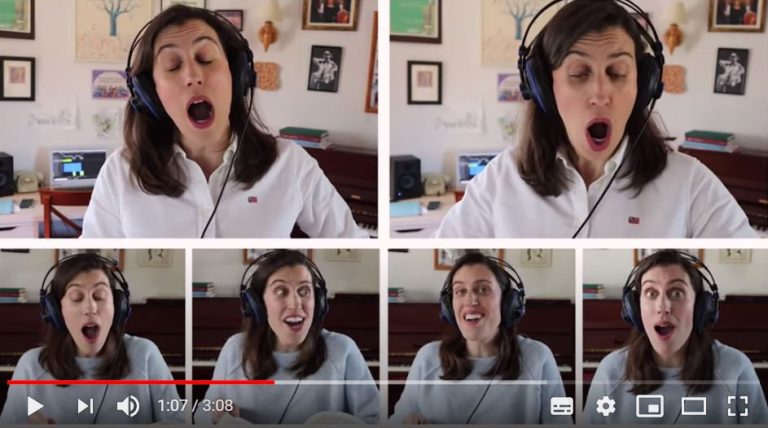 El Búnker #20: Cómo hacer vídeos musicales multipantalla, con Paloma Friedhoff, soprano