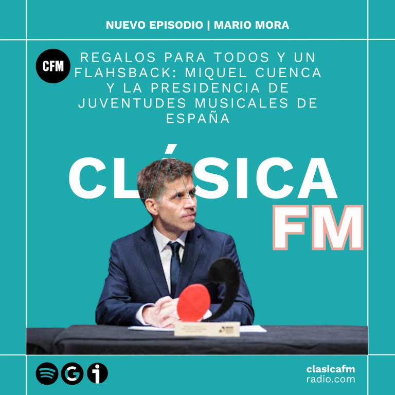 Regalos para todos y un flashback: Miquel Cuenca y la presidencia de Juventudes Musicales de España
