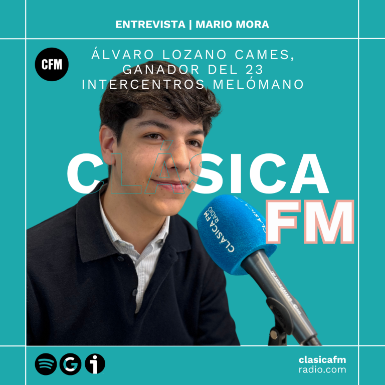 Álvaro Lozano Cames, ganador del 23 Intecentros Melómano