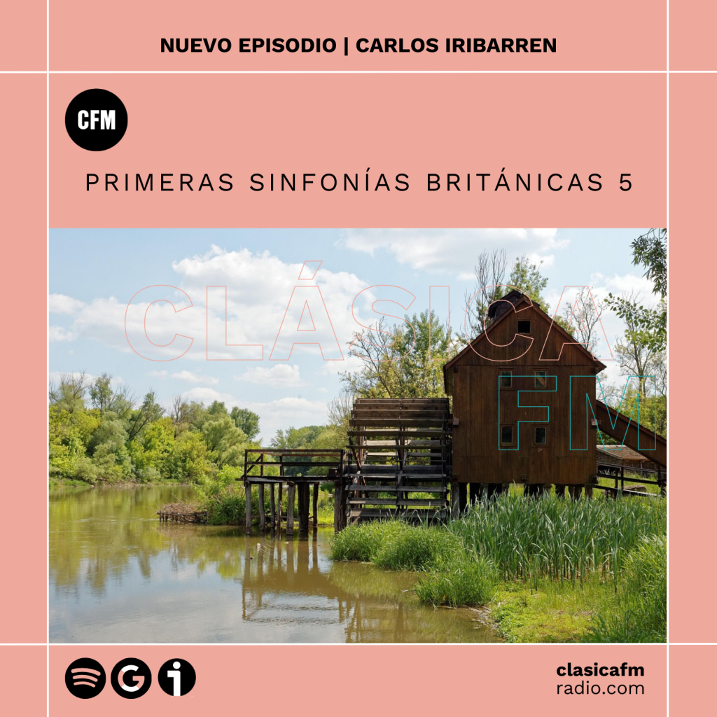 Portada del podcast RIMERAS SINFONÍAS BRITÁNICAS 5 con un paisaje