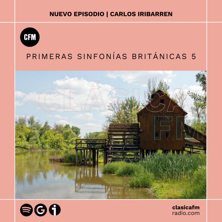 Portada del podcast RIMERAS SINFONÍAS BRITÁNICAS 5 con un paisaje