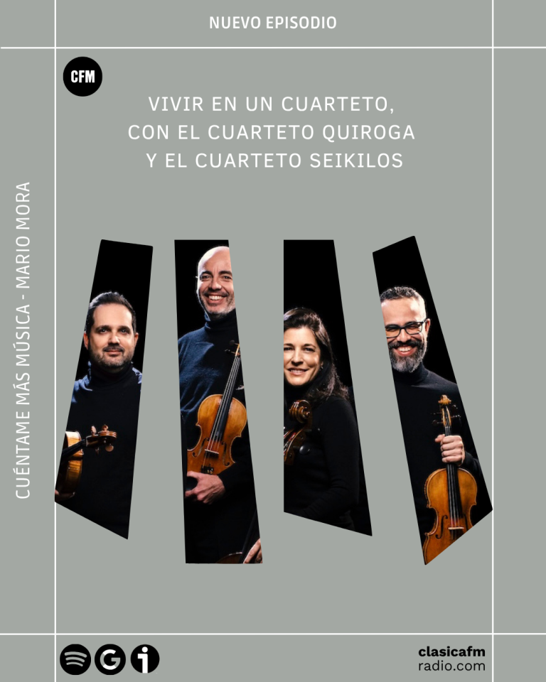 Vivir en un Cuarteto. Con el Cuarteto Quiroga y el Cuarteto Seikilos | Cuéntame más música