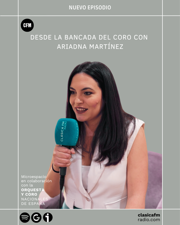 Desde la bancada del coro con Ariadna Martínez, soprano del Coro Nacional de España